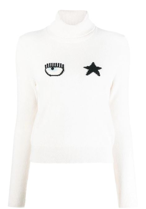 Maglione a Collo Alto Eyestar Chiara Ferragni CHIARA FERRAGNI | Maglie | 73CBFM28 CMA10005